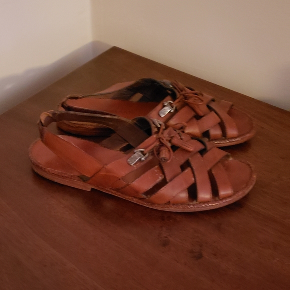 cole haan leather sandals